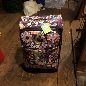 Vera Bradley 27 inch Spinner. Plum Crazy
